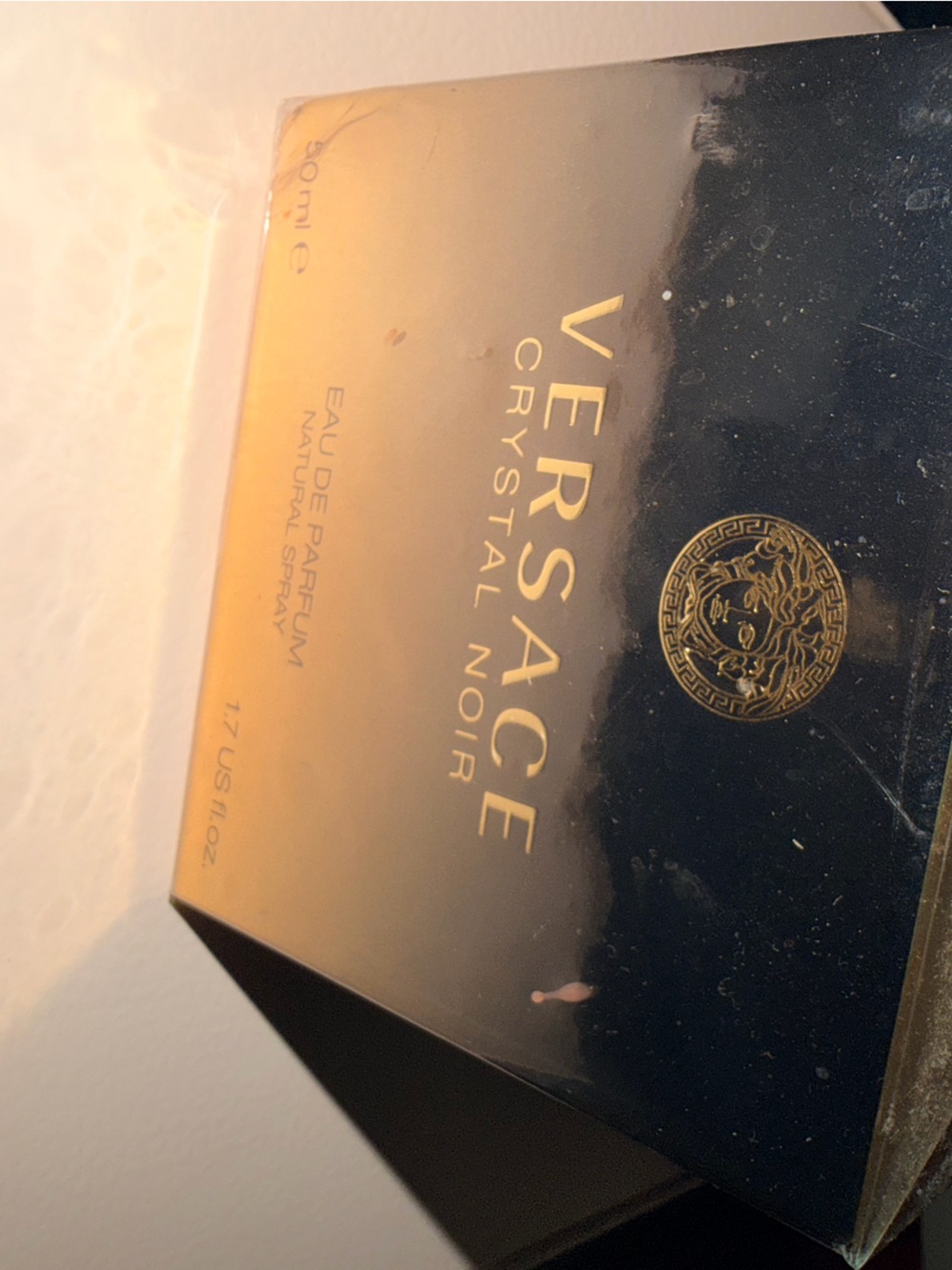Versace Crystal Noir – Black and Gold Ombre Box